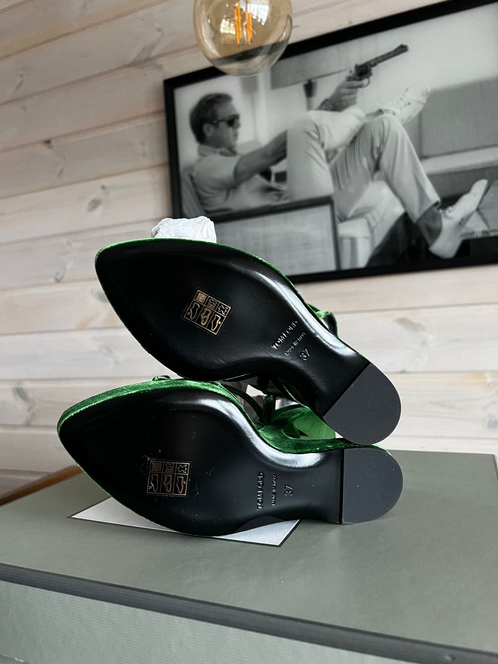 Tom Ford Velvet heels Size US 7 / IT 37 - 5 Thumbnail