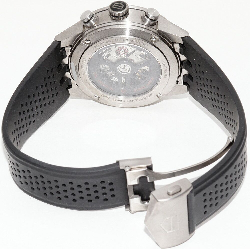 Tag Heuer TAG Heuer TAG Heuer Grey Dial Carrera Chronograph Automatic Watch CAR208Z-0 Metal Automatic CAR208Z-0 DUTY FREE for USA Size ONE SIZE - 2 Thumbnail