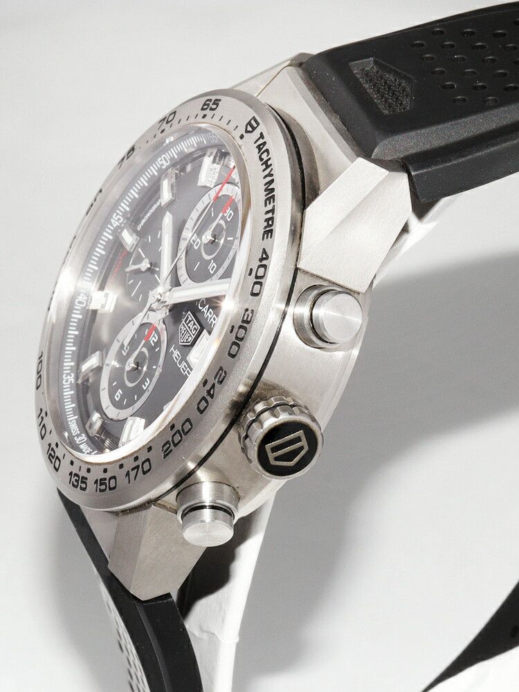 Tag Heuer TAG Heuer TAG Heuer Grey Dial Carrera Chronograph Automatic Watch CAR208Z-0 Metal Automatic CAR208Z-0 DUTY FREE for USA Size ONE SIZE - 4 Thumbnail