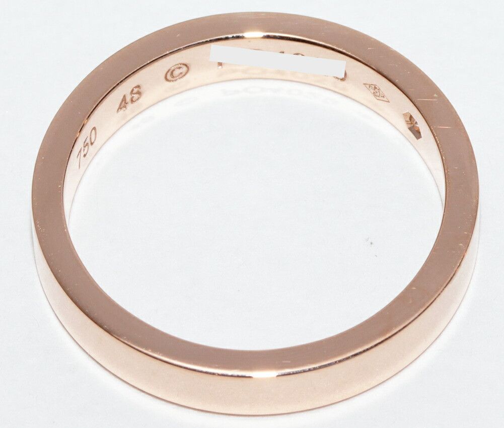 Cartier Cartier Cartier 18K Pink Gold C de Cartier Ring B40864 Size 8 Crocodile skin Ring B40864 DUTY FREE for USA Size ONE SIZE - 4 Thumbnail