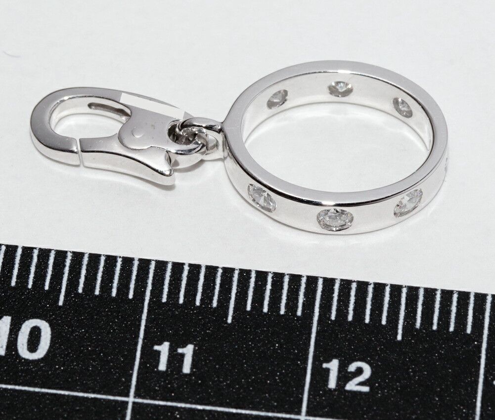 Cartier Cartier Cartier K18WG Baby Love Charm Pendant Full Diamond Metal Pendant DUTY FREE for USA Size ONE SIZE - 4 Thumbnail