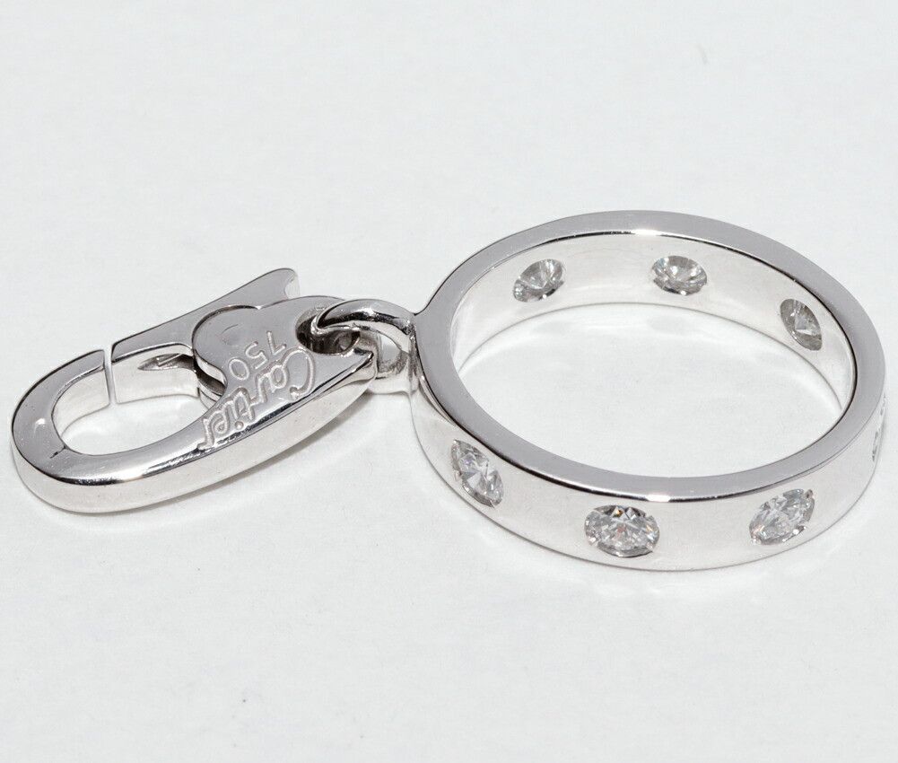 Cartier Cartier Cartier K18WG Baby Love Charm Pendant Full Diamond Metal Pendant DUTY FREE for USA Size ONE SIZE - 5 Thumbnail