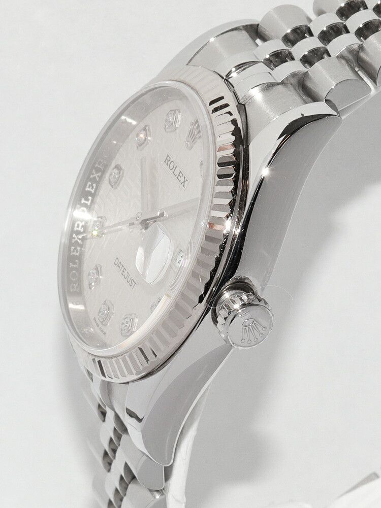 Rolex Rolex Rolex Datejust Au750 White Gold Stainless Steel Crocodile skin Automatic 116234G DUTY FREE for USA Size ONE SIZE - 3 Thumbnail