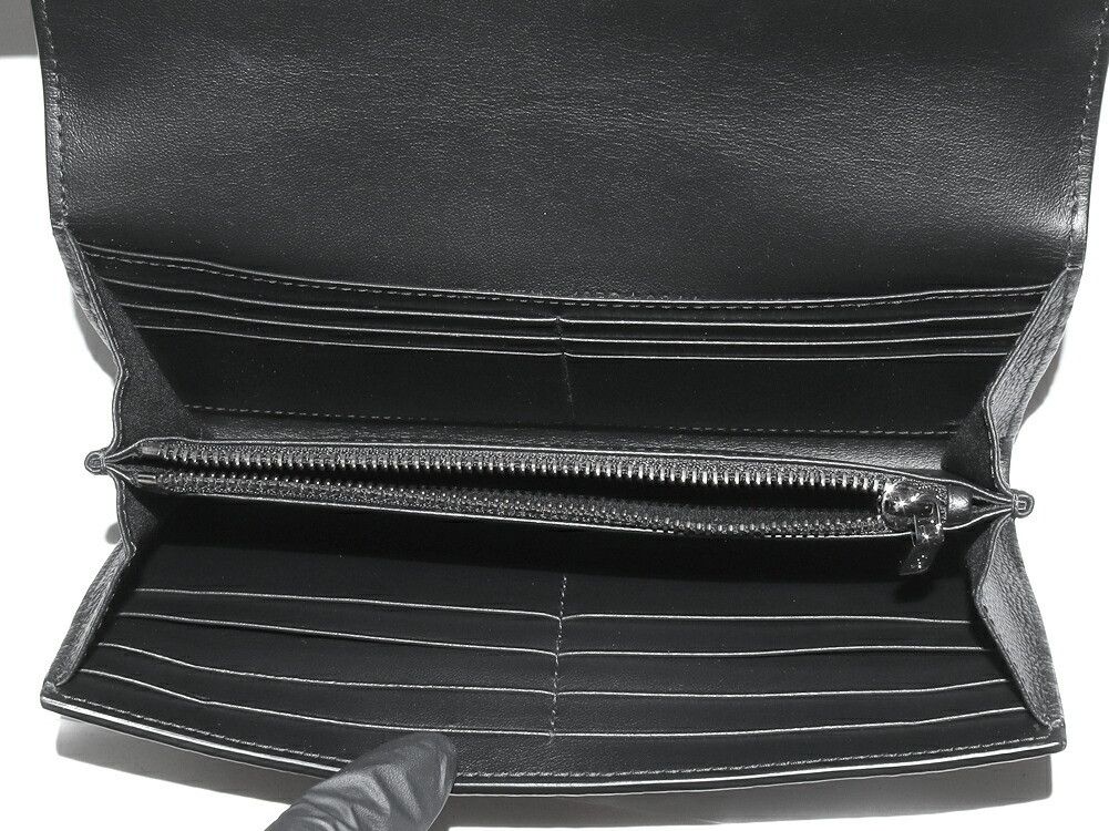 Dior Dior Christian Dior Calfskin Dior Gravity Long Flap Wallet Long Wallet 2ESBC328FLG_H00N Leather Long Wallet 2ESBC328FLG_H00N DUTY FREE for USA Size ONE SIZE - 4 Thumbnail