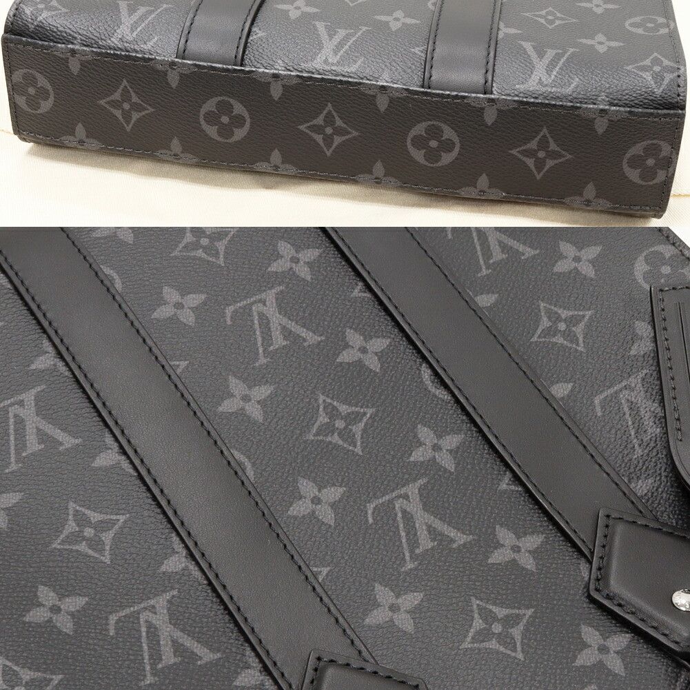 Louis Vuitton Louis Vuitton Louis Vuitton Monogram Eclipse Sac Plat Cross 2way Bag M46456 Canvas Shoulder Bag M46456 DUTY FREE for USA Size ONE SIZE - 5 Thumbnail
