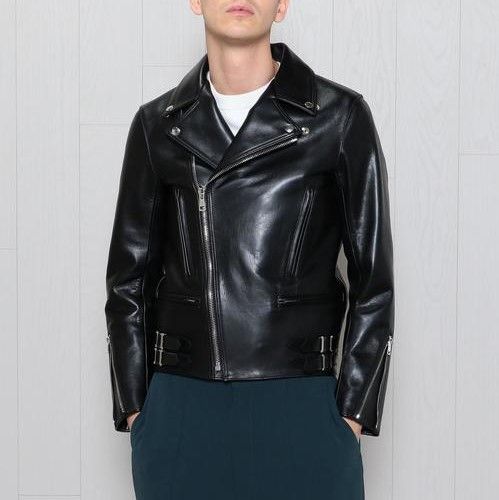Other Other H BEAUTY&YOUTH HORSE LEATHER Double Riders Jacket Leather Outerwear 1225-299-8014 DUTY FREE for USA Size ONE SIZE - 8 Thumbnail