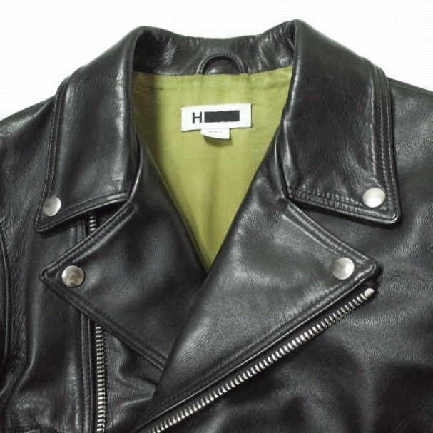 Other Other H BEAUTY&YOUTH HORSE LEATHER Double Riders Jacket Leather Outerwear 1225-299-8014 DUTY FREE for USA Size ONE SIZE - 3 Thumbnail