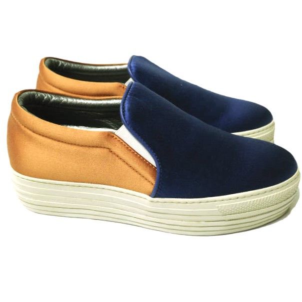 Other Other Joshua Sanders SATIN SLIP-ON Satin Sneakers Others Shoes 10018 DUTY FREE for USA Size ONE SIZE - 3 Thumbnail