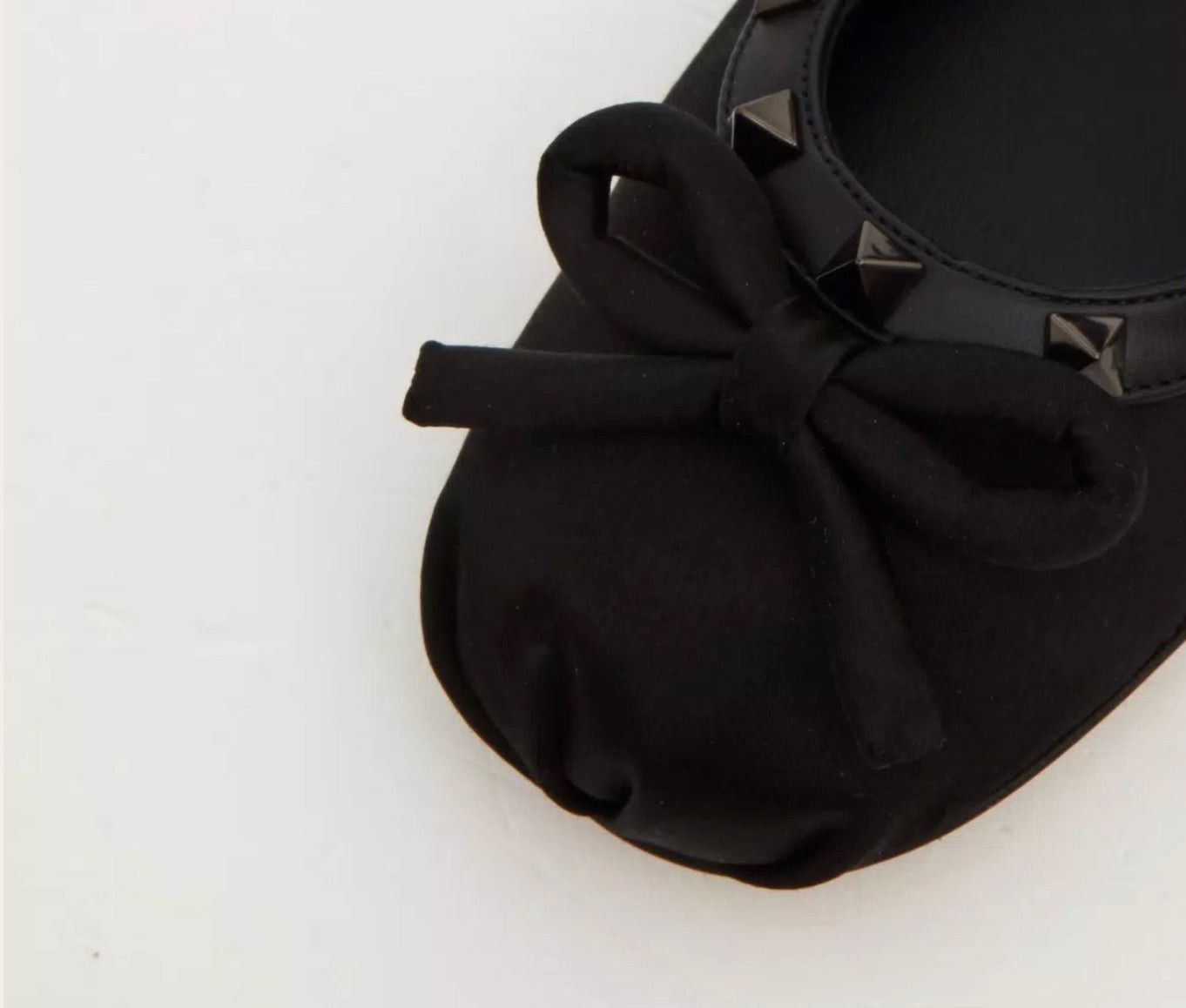 Valentino Valentino Rockstud satin ballerina Flats SIZE 40 Size ONE SIZE - 2 Thumbnail