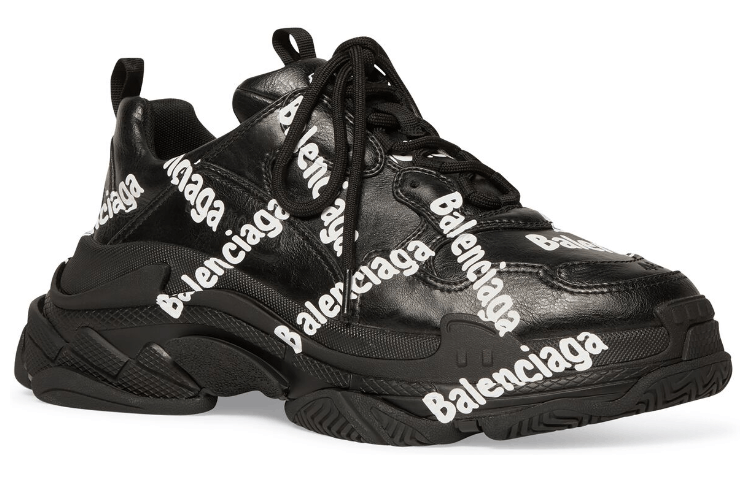 Balenciaga Balenciaga Triple S Logotype Sneakers SIZE 41 Size ONE SIZE - 2 Thumbnail