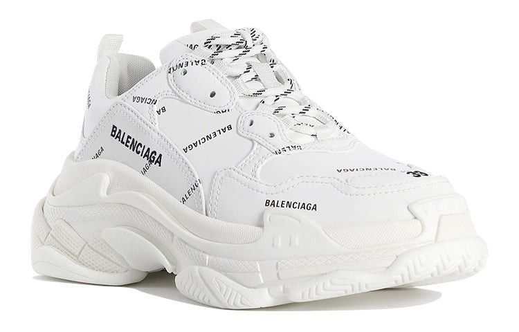 Balenciaga Balenciaga Triple S Allover Logo Sneakers SIZE 40 Size ONE SIZE - 2 Thumbnail