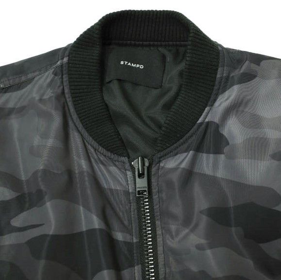 Other Other STAMPD Camouflage Tech Zip Bomber Jacket Polyester Jacket Others Outerwear DUTY FREE for USA Size ONE SIZE - 4 Thumbnail