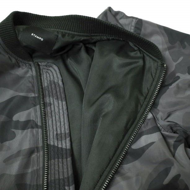 Other Other STAMPD Camouflage Tech Zip Bomber Jacket Polyester Jacket Others Outerwear DUTY FREE for USA Size ONE SIZE - 7 Thumbnail