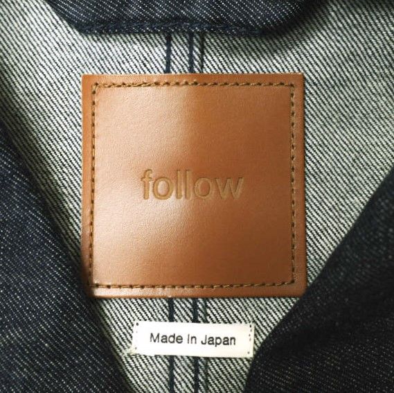 Other Other FOLLOW Brilla per il gusto FOL MJ006 Cotton Denim Jacket Denim Outerwear FOLMJ006 DUTY FREE for USA Size ONE SIZE - 4 Thumbnail