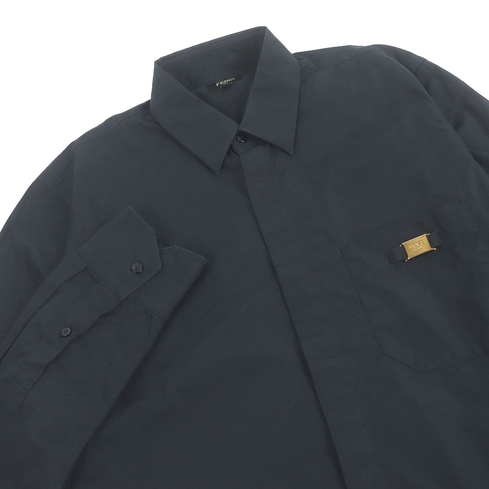 Fendi Fendi Fendi Cotton Shirt Cotton Dress Shirt FS0585 DUTY FREE for USA Size ONE SIZE - 2 Thumbnail