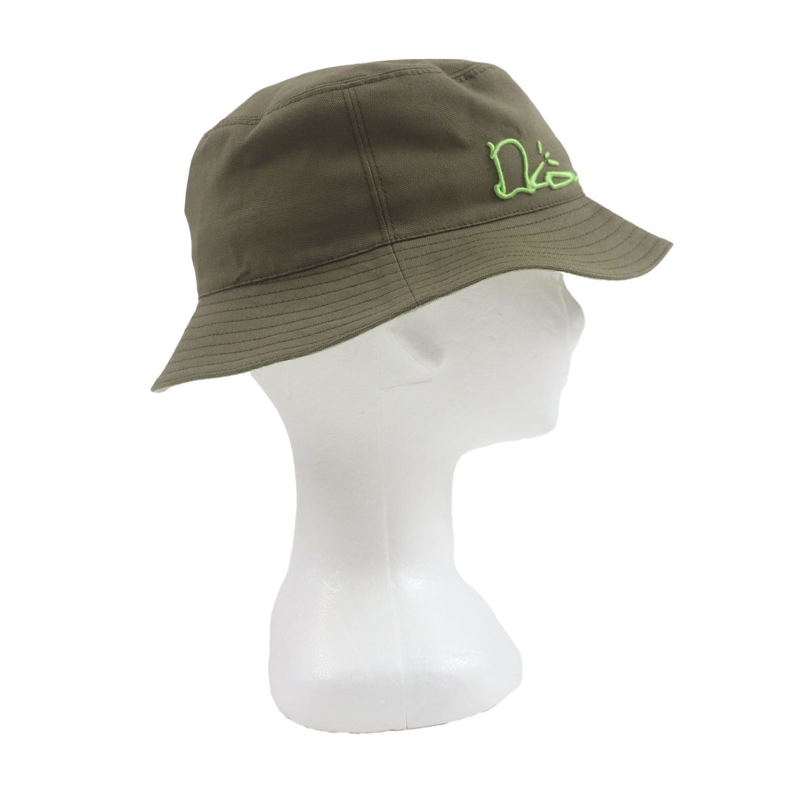 Dior Dior Dior×Cactus Jack Embroidered Cotton Bucket Hat Cotton Hats 033C906U4511 DUTY FREE for USA Size ONE SIZE - 5 Thumbnail