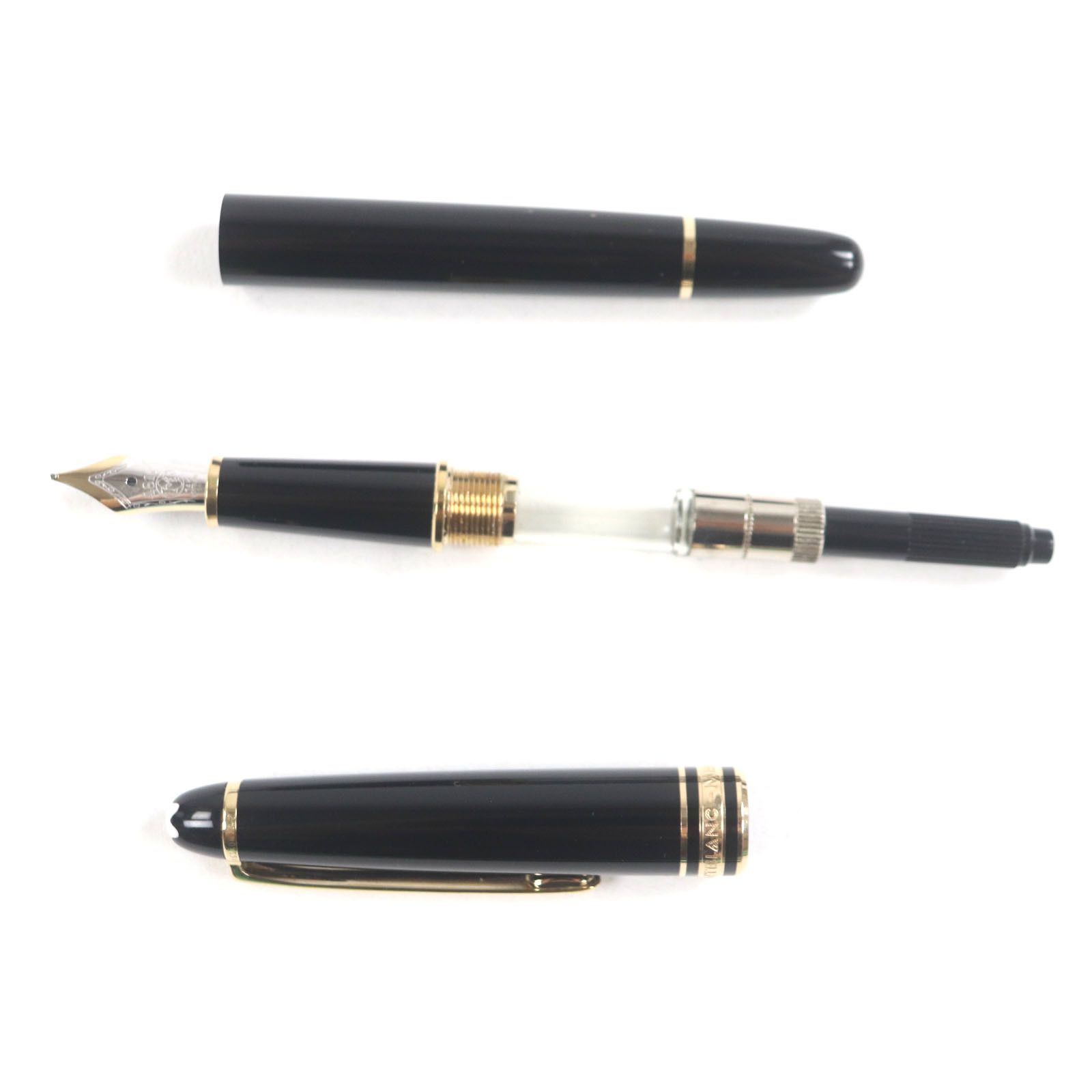 Montblanc Montblanc Montblanc Meisterstück 14K Fountain Pen Metal Pen DUTY FREE for USA Size ONE SIZE - 3 Thumbnail