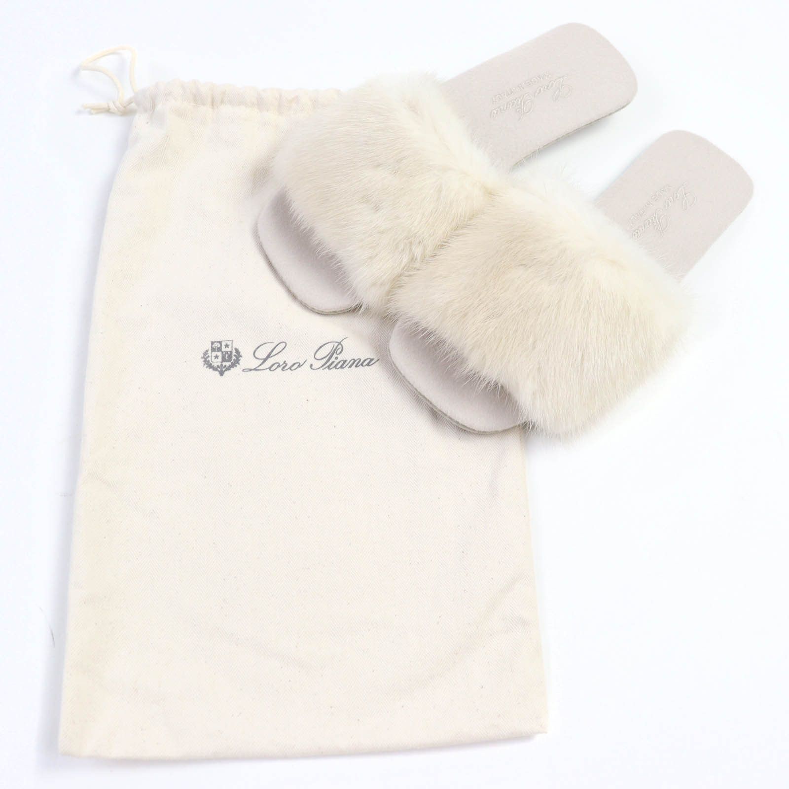 Other Other Loro Piana Mink Slippers Others Shoes DUTY FREE for USA Size ONE SIZE - 2 Thumbnail