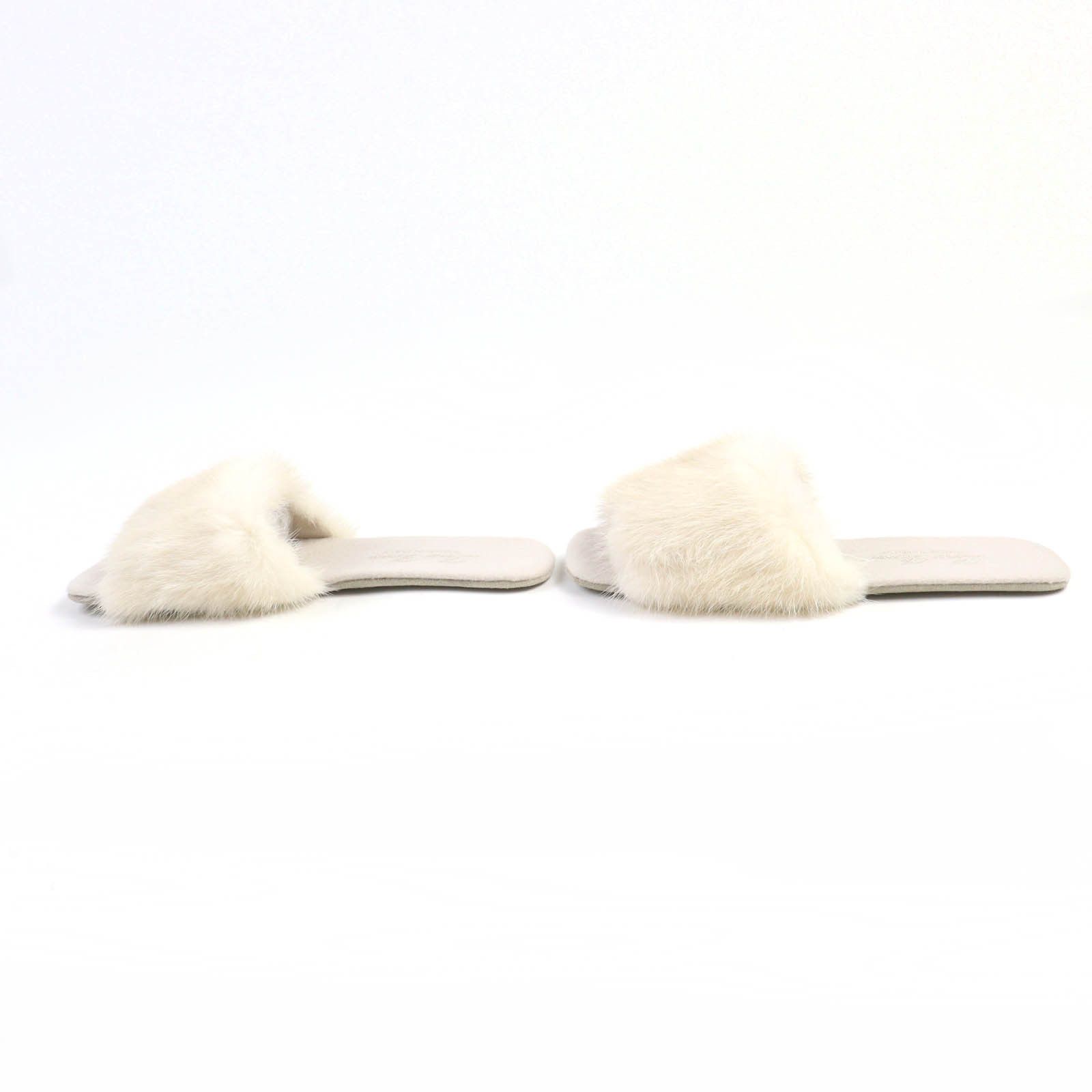 Other Other Loro Piana Mink Slippers Others Shoes DUTY FREE for USA Size ONE SIZE - 3 Thumbnail