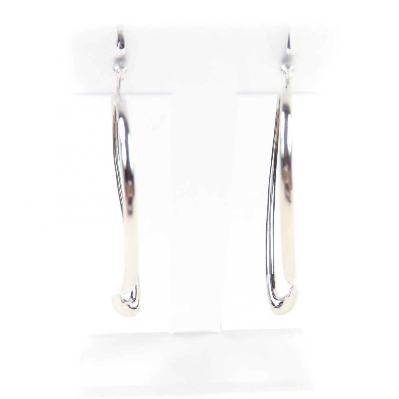 Tiffany & Co. Tiffany & Co. Tiffany&Co. Open Heart Hoop AG925 Earrings Metal Earrings DUTY FREE for USA Size ONE SIZE - 4 Thumbnail