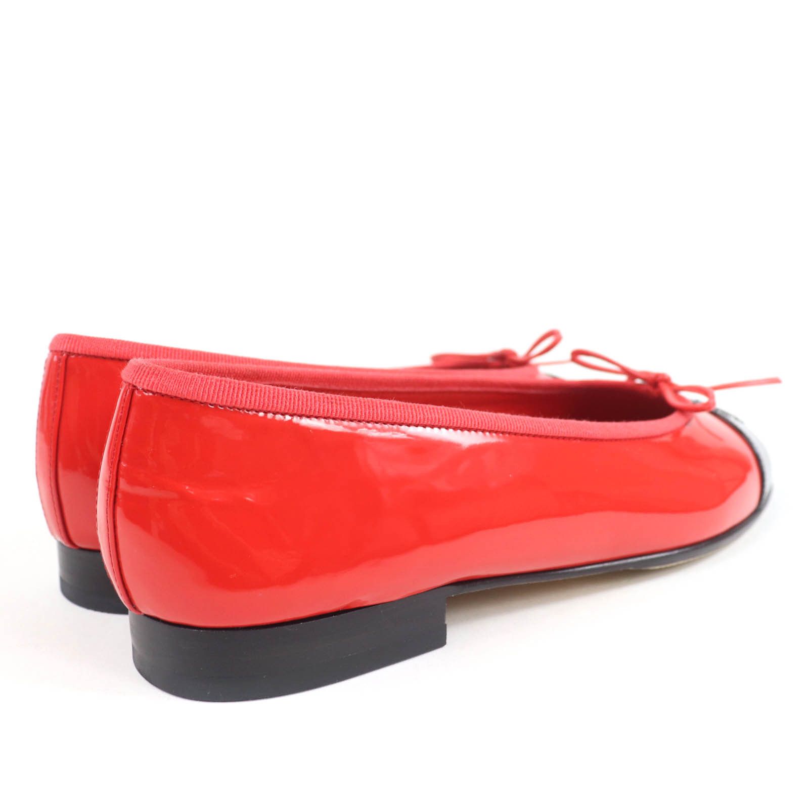 Chanel Chanel Chanel COCO Mark Patent leather Ballet Flats Enamel Shoes DUTY FREE for USA Size ONE SIZE - 3 Thumbnail