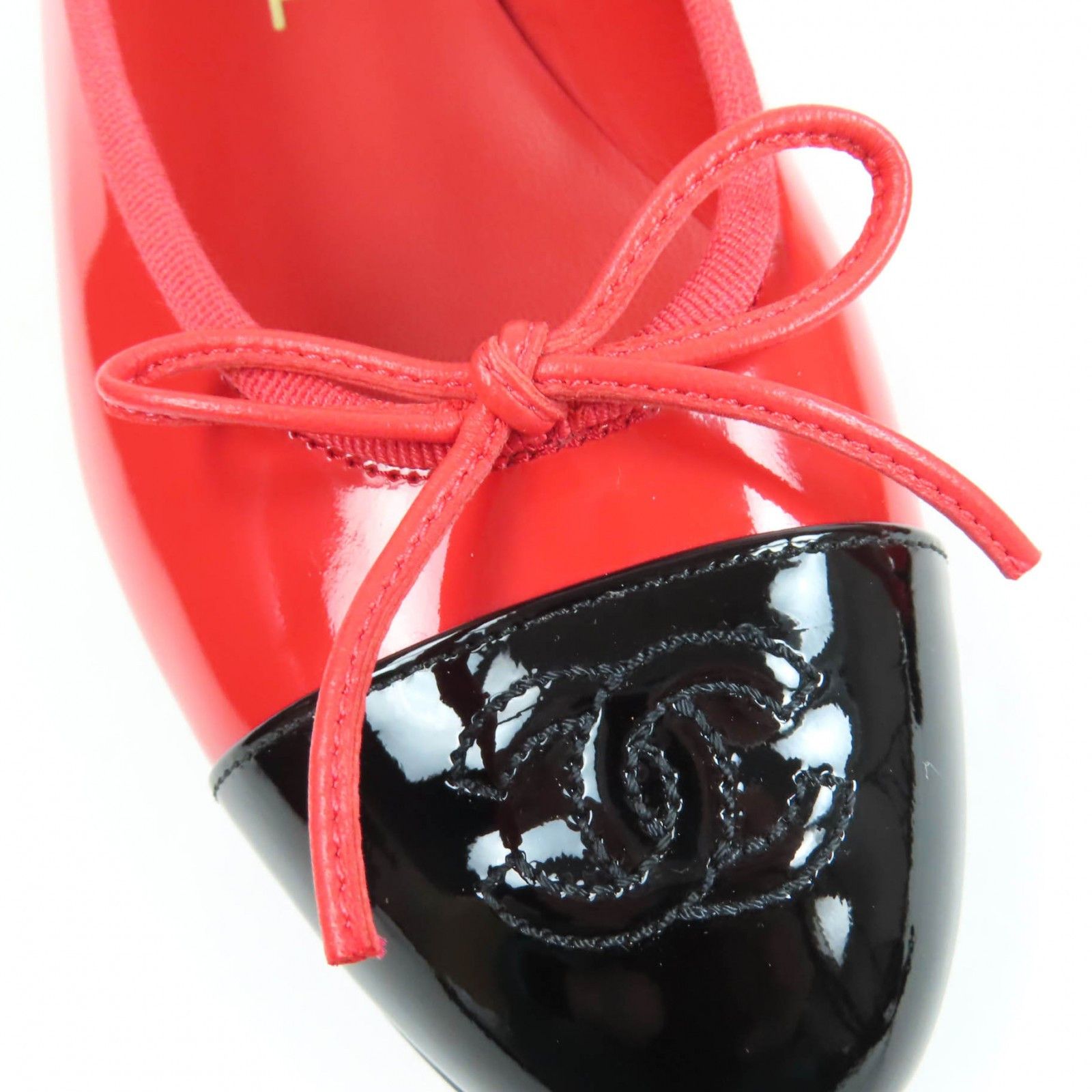Chanel Chanel Chanel COCO Mark Patent leather Ballet Flats Enamel Shoes DUTY FREE for USA Size ONE SIZE - 9 Thumbnail