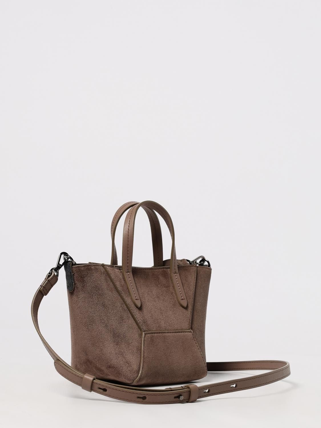 Brunello Cucinelli Brunello Cucinelli Handbag Woman Dove Grey Size ONE SIZE - 3 Thumbnail