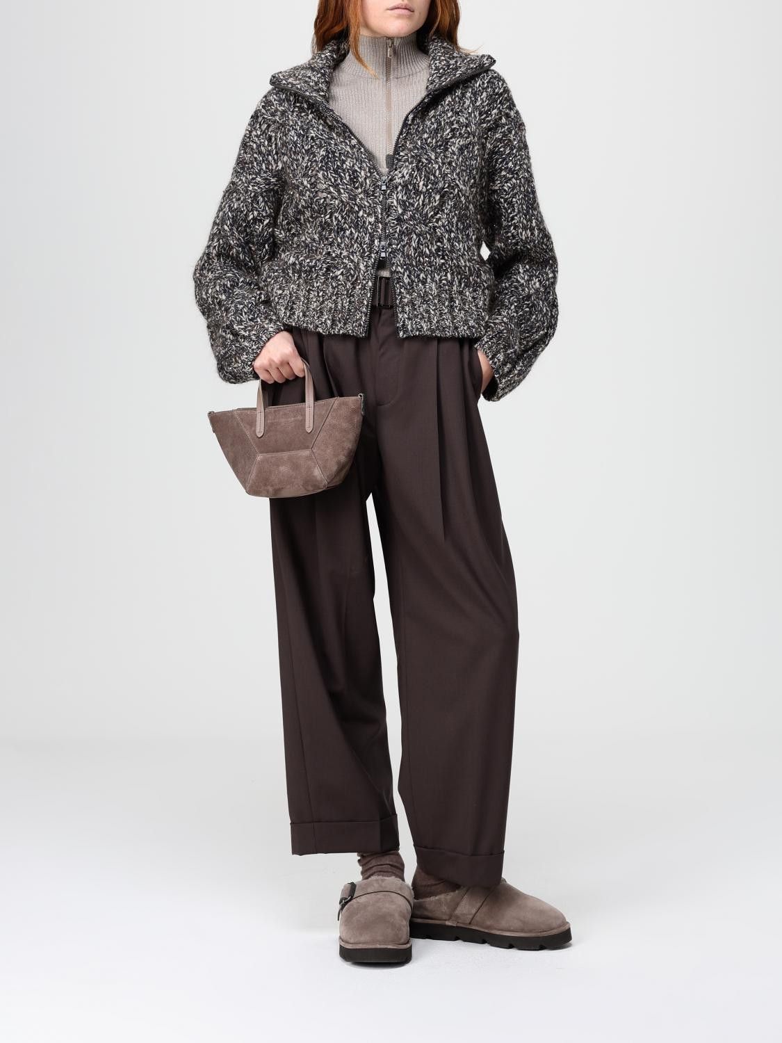 Brunello Cucinelli Brunello Cucinelli Handbag Woman Dove Grey Size ONE SIZE - 2 Thumbnail