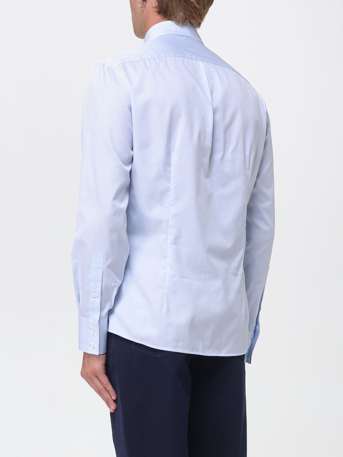 Brunello Cucinelli Brunello Cucinelli Shirt Men Blue Size US S / EU 44-46 / 1 - 3 Thumbnail