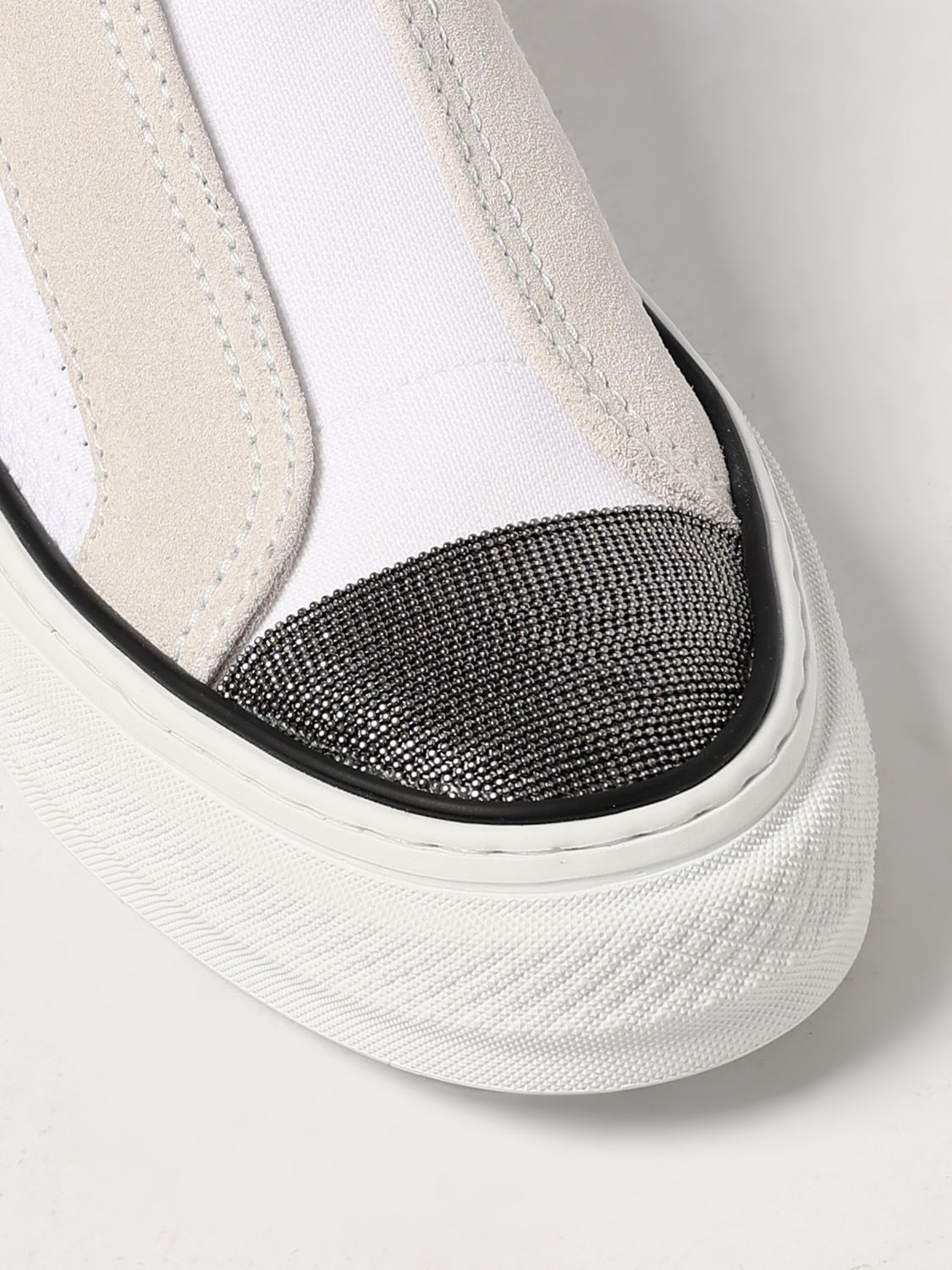 Brunello Cucinelli Brunello Cucinelli Sneakers Woman White Size US 5 / IT 35 - 4 Thumbnail