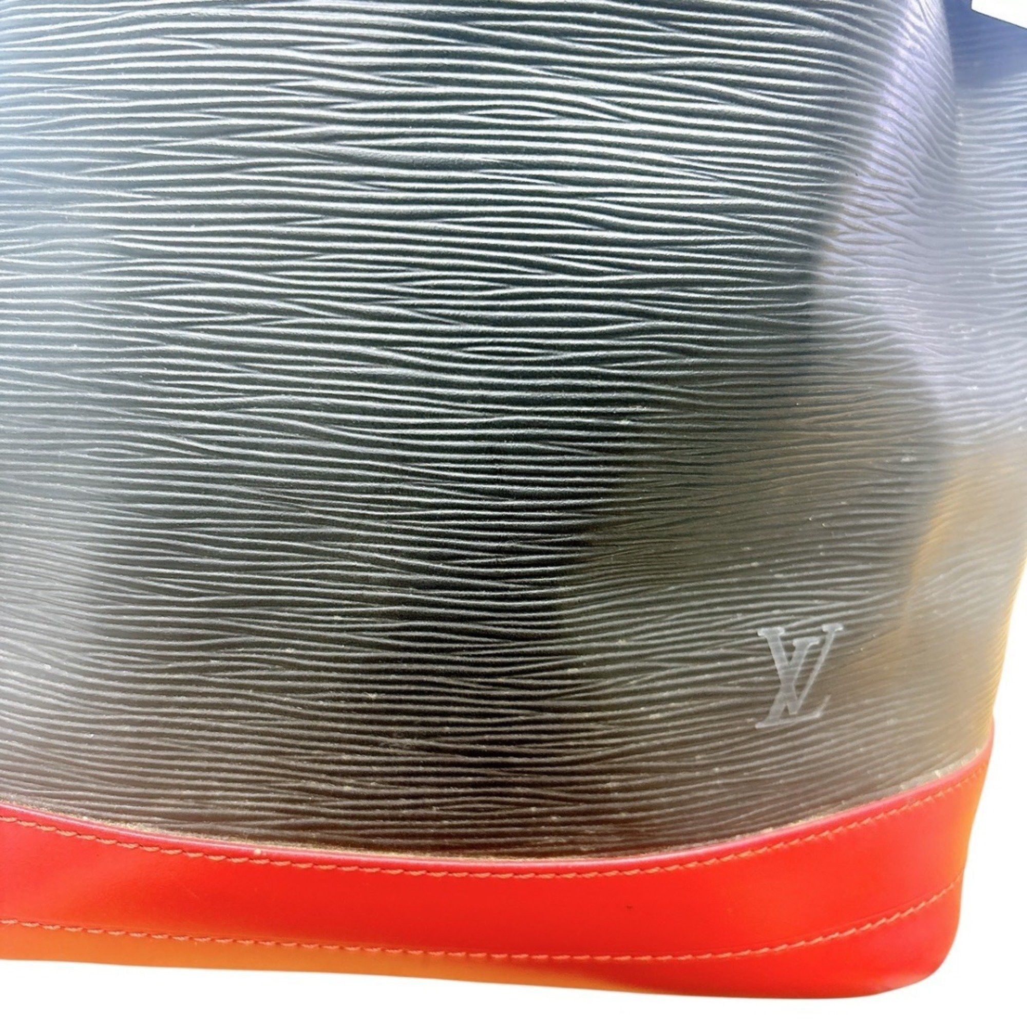 Louis Vuitton Louis Vuitton Epi Noe Shoulder Bag in Leather, M44017, Noir x Castilian Red Size ONE SIZE - 9 Thumbnail