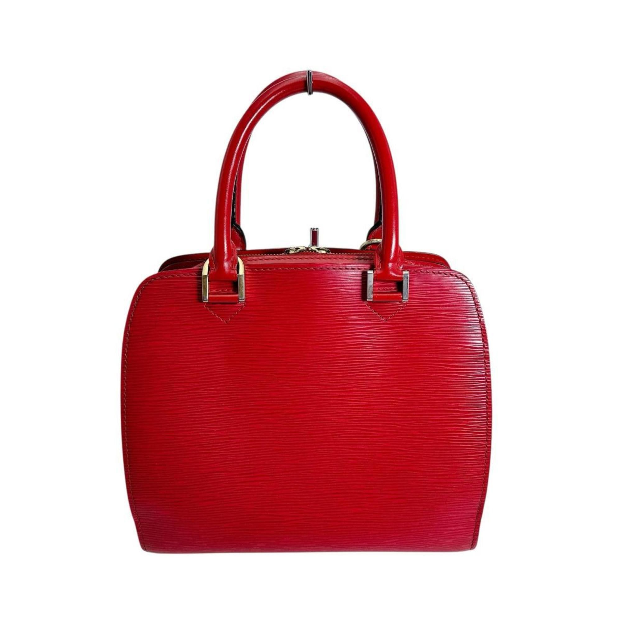Louis Vuitton Louis Vuitton Pont Neuf Epi Leather Handbag M52057 Red Size ONE SIZE - 2 Thumbnail