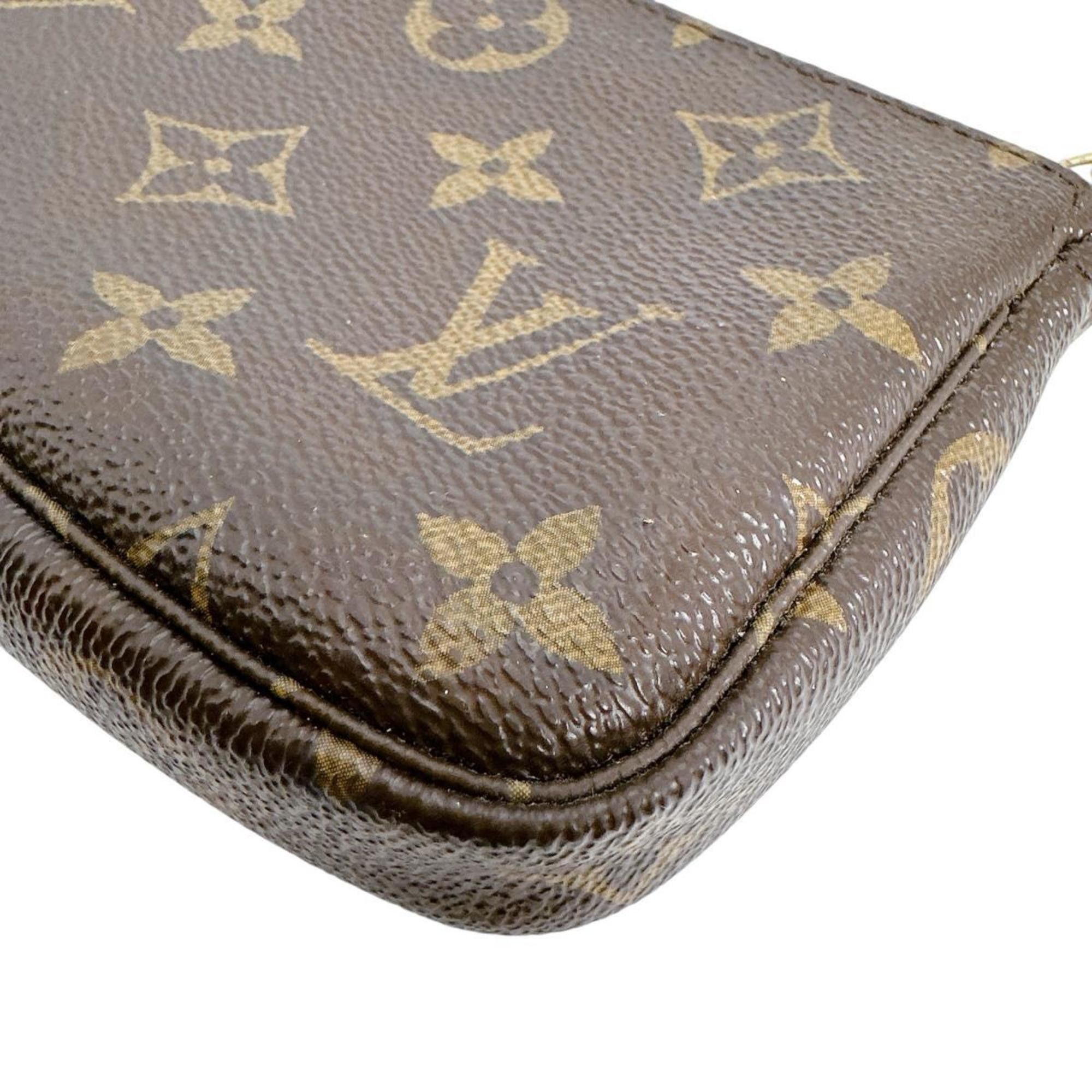 Louis Vuitton Louis Vuitton Monogram Mini Pochette Accessoires Handbag in Canvas, M58009, Brown Size ONE SIZE - 6 Thumbnail