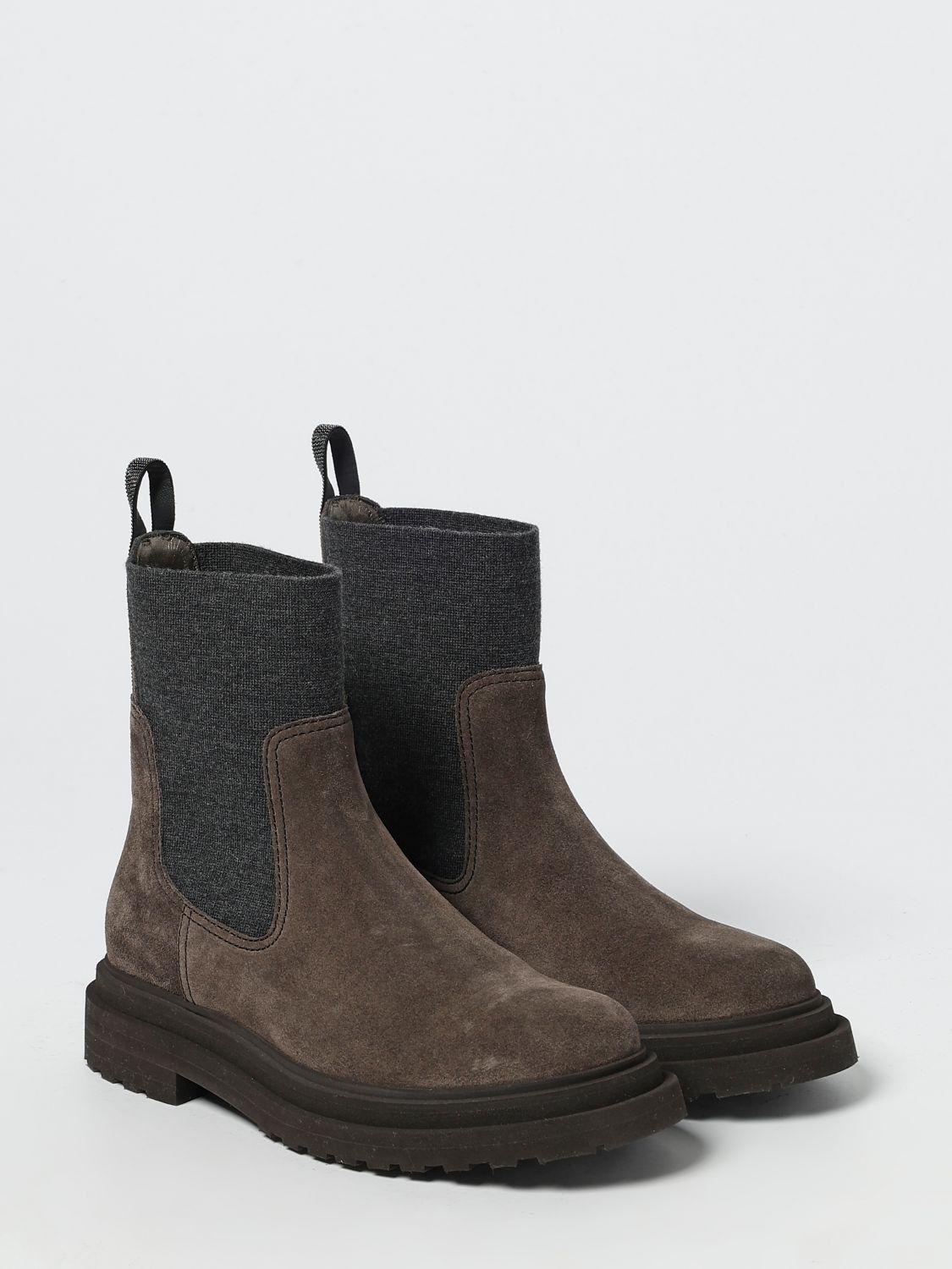 Brunello Cucinelli Brunello Cucinelli Boots Woman Dark Size US 11 / IT 41 - 2 Thumbnail