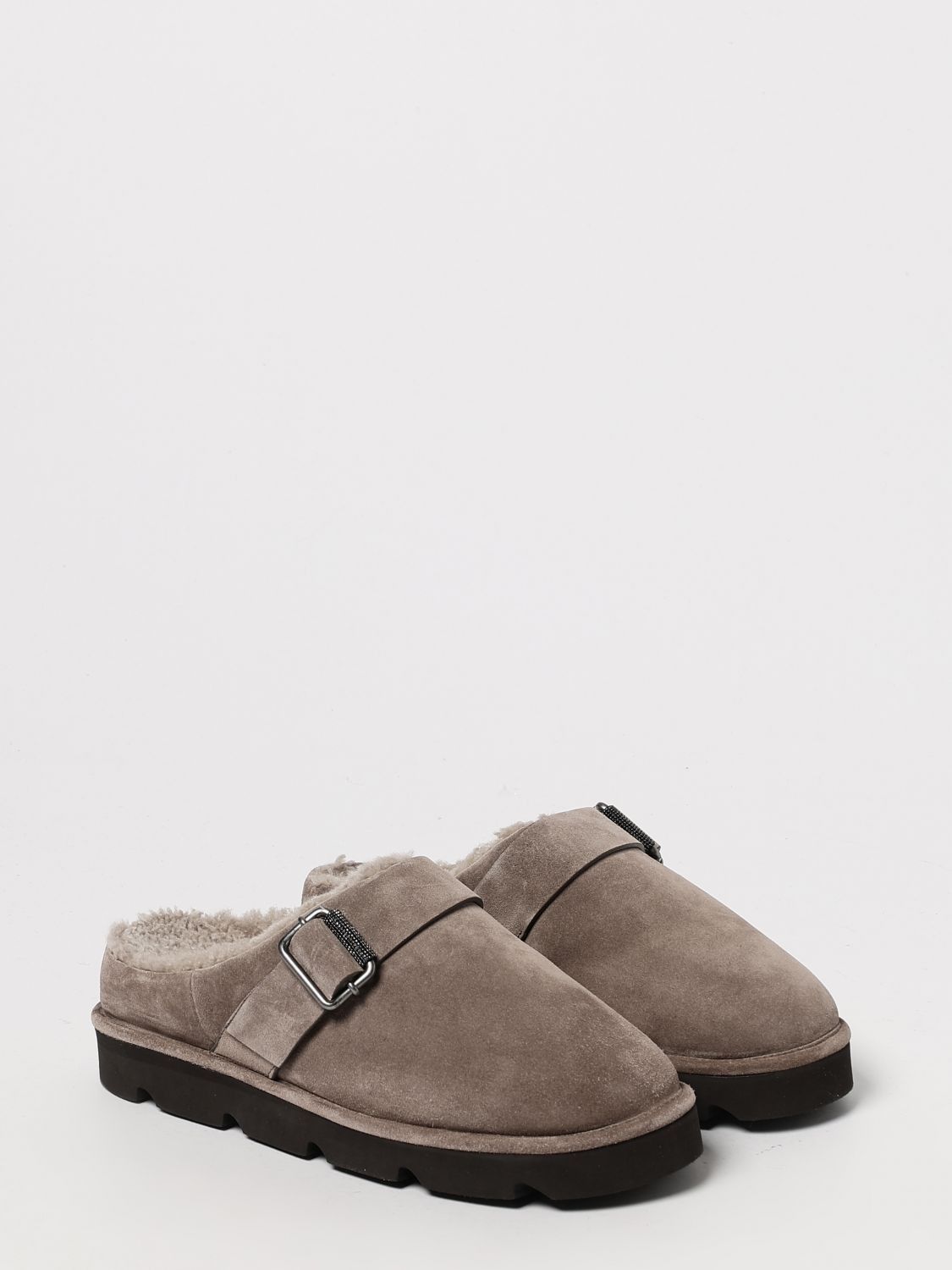 Brunello Cucinelli Brunello Cucinelli Shoes Woman Dove Grey Size US 11 / IT 41 - 2 Thumbnail
