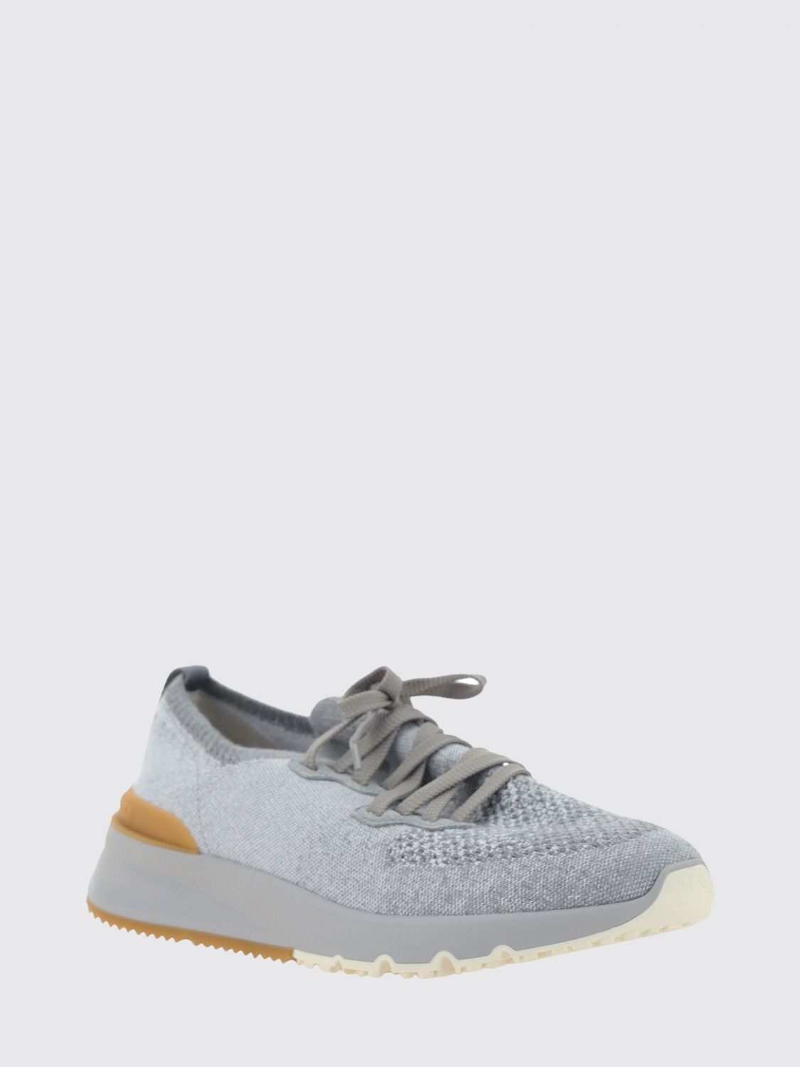 Brunello Cucinelli Brunello Cucinelli Sneakers Men Grey Size US 13 / EU 46 - 2 Thumbnail
