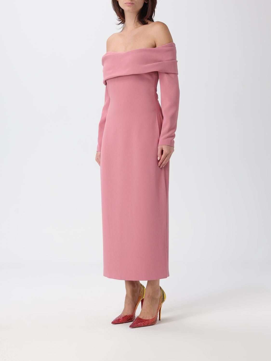 Solace London Solace London Dress Woman Pink Size XL / US 12-14 / IT 48-50 - 3 Thumbnail