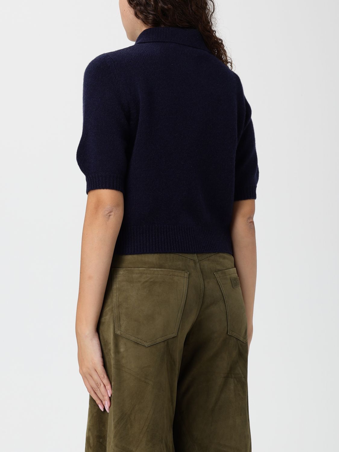 Marni Marni Polo Shirt Woman Blue Size S / US 4 / IT 40 - 3 Thumbnail