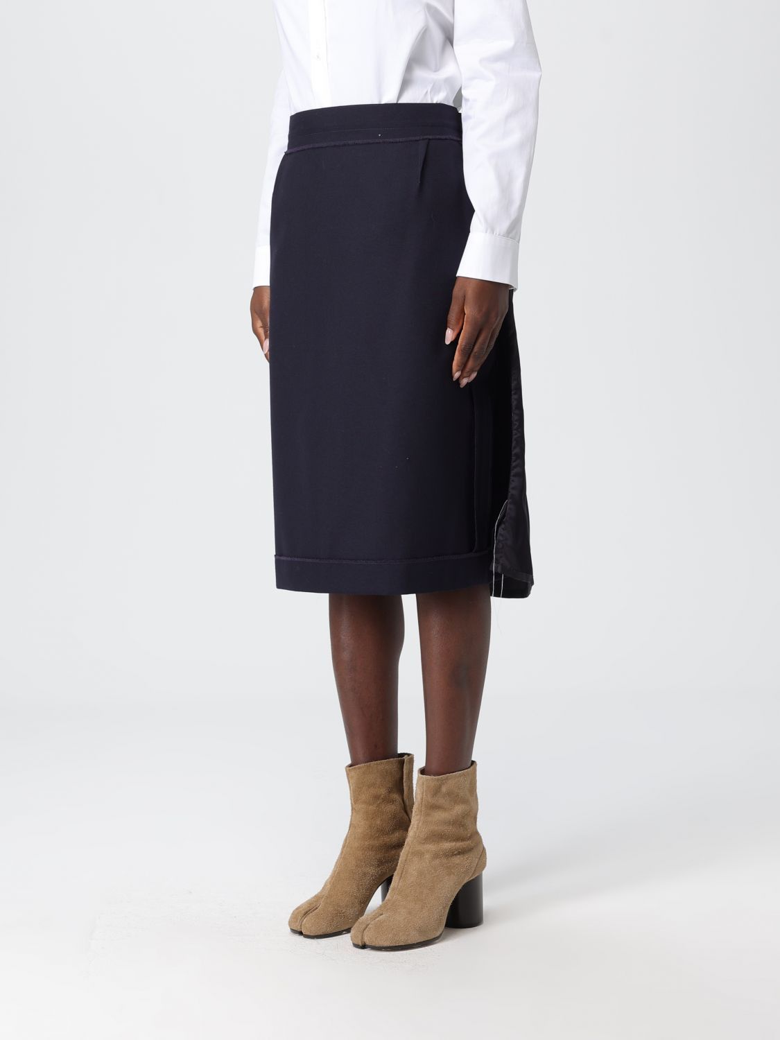 Maison Margiela Maison Margiela Skirt Woman Blue Size 28" / US 6 / IT 42 - 4 Thumbnail
