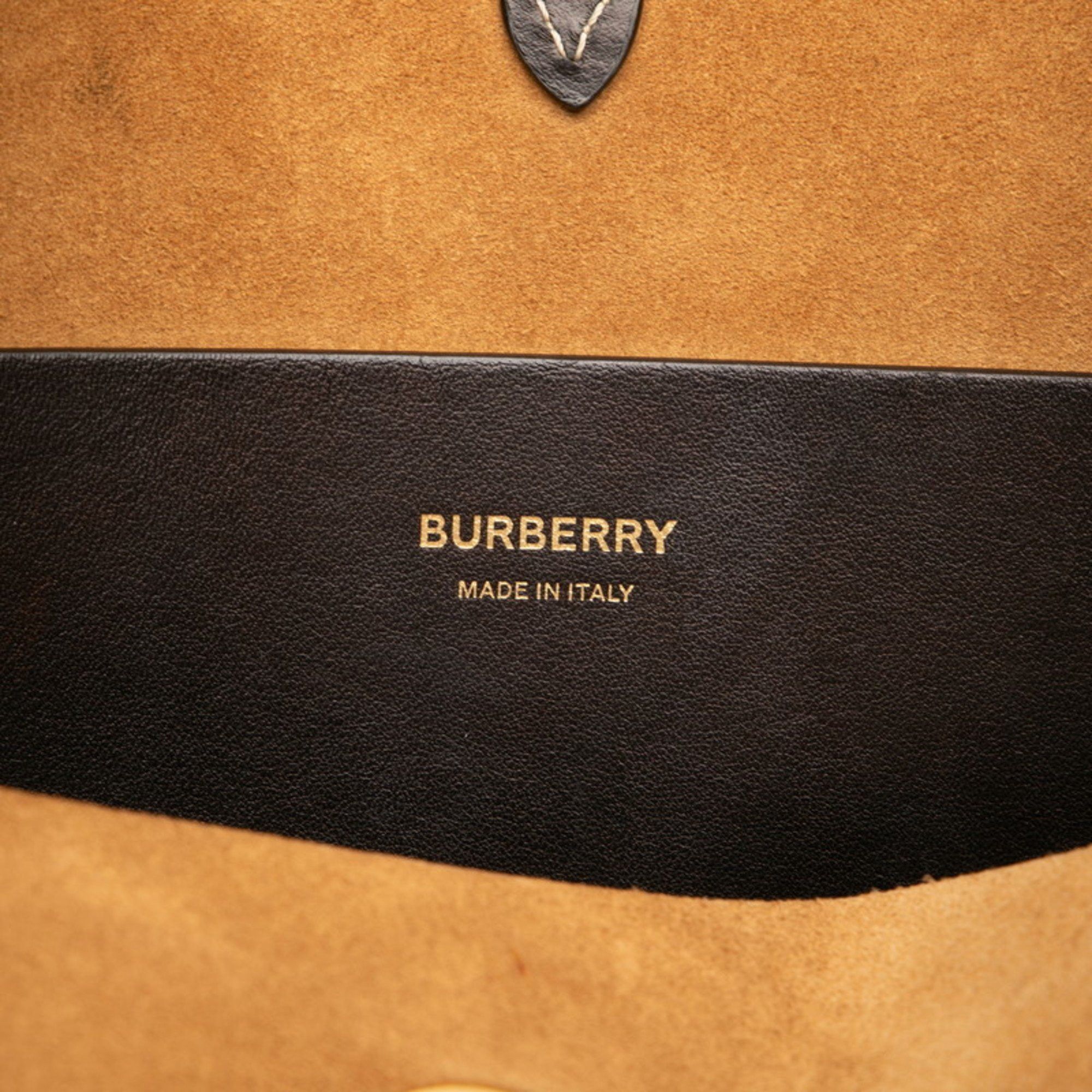 Burberry Burberry TB logo one-shoulder bag in black leather for women. Size ONE SIZE - 8 Thumbnail