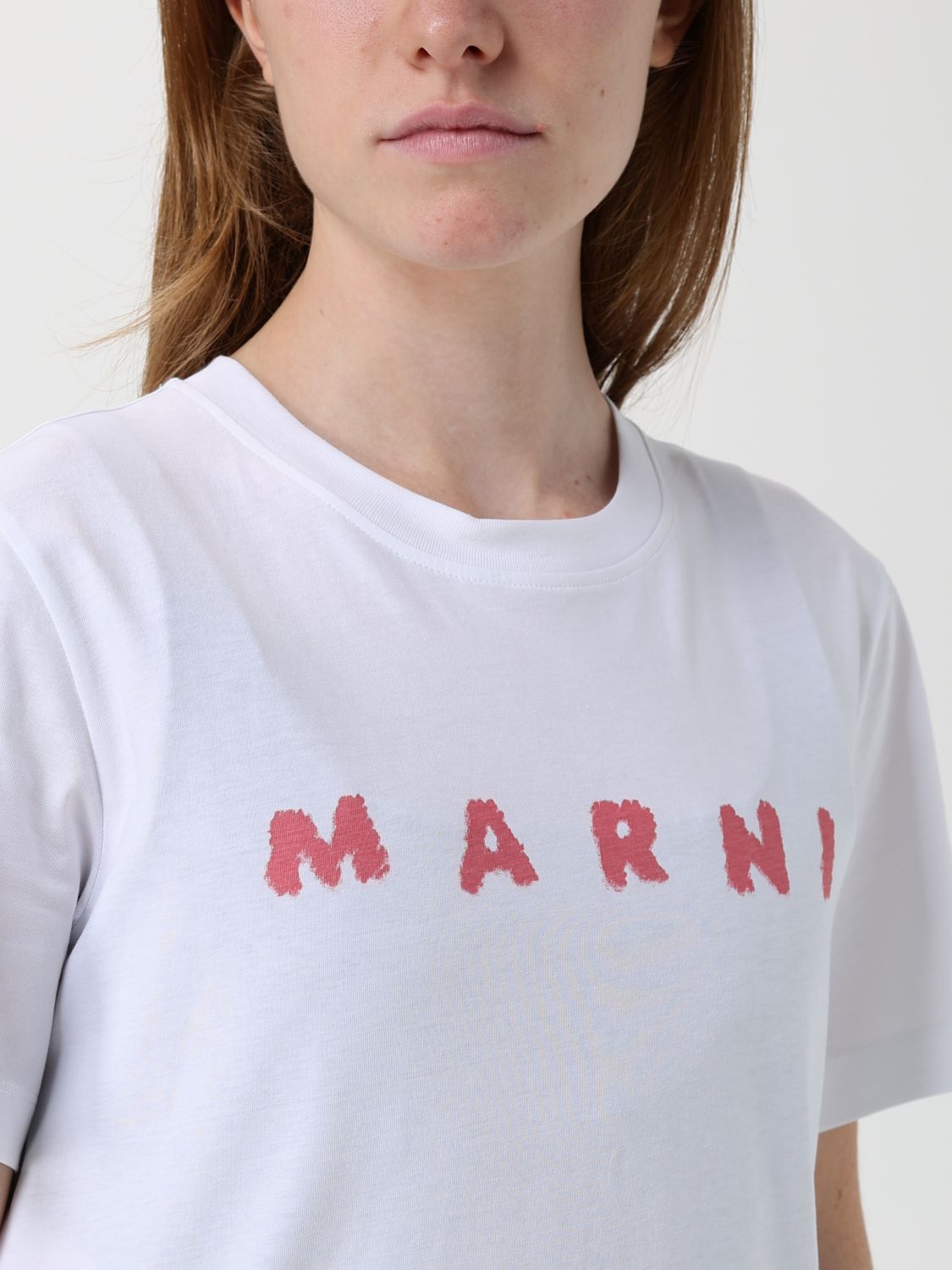Marni Marni T-Shirt Woman White Size M / US 6-8 / IT 42-44 - 4 Thumbnail