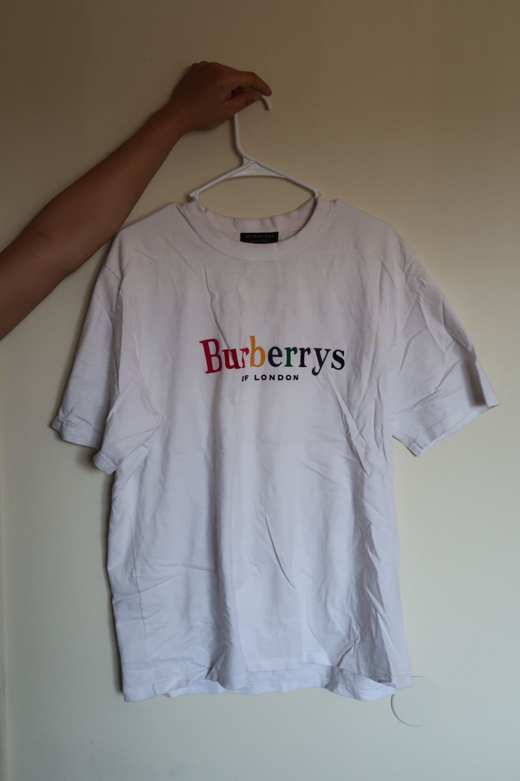 Burberry Rainbow Logo T shirt rare🔥🔥🔥