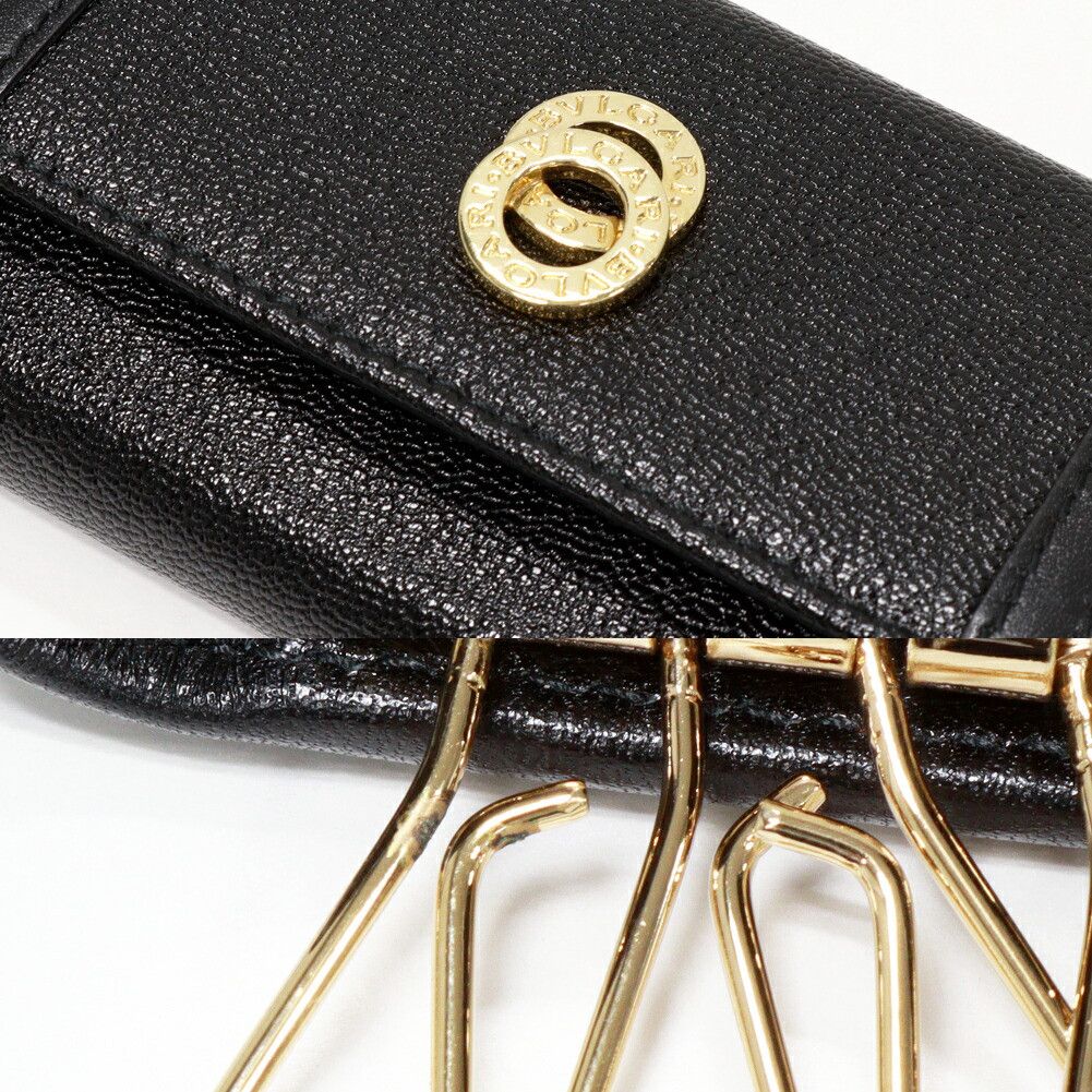 Bvlgari Bvlgari Bvlgari Calf Doppio Tondo Key Case 26867 Leather Key case 26867 DUTY FREE for USA Size ONE SIZE - 4 Thumbnail