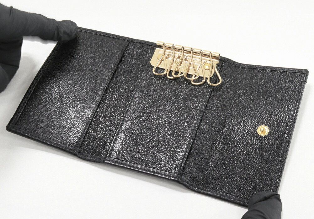 Bvlgari Bvlgari Bvlgari Calf Doppio Tondo Key Case 26867 Leather Key case 26867 DUTY FREE for USA Size ONE SIZE - 3 Thumbnail