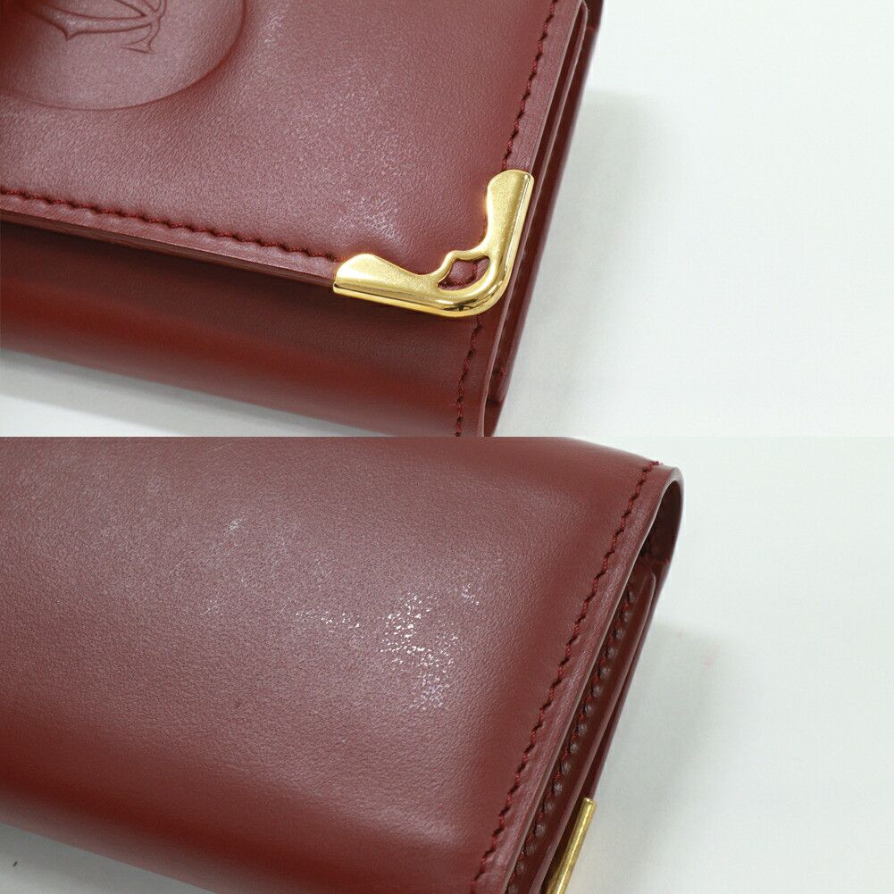 Cartier Cartier Cartier Must Line Calfskin 4 Key Case Leather Key case DUTY FREE for USA Size ONE SIZE - 4 Thumbnail