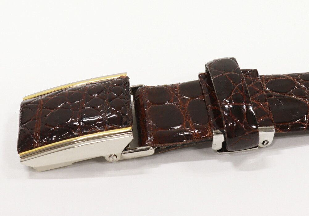 Other Other Crocodile Belt Leather Belt DUTY FREE for USA Size ONE SIZE - 3 Thumbnail