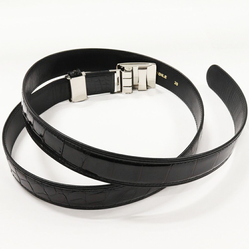 Other Other Crocodile Belt Leather Belt DUTY FREE for USA Size ONE SIZE - 2 Thumbnail
