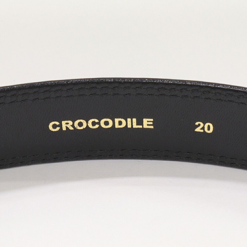 Other Other Crocodile Belt Leather Belt DUTY FREE for USA Size ONE SIZE - 3 Thumbnail