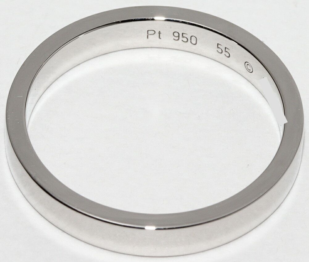 Cartier Cartier Cartier Pt950 C de Cartier Ring B40540 Size 14.5 Metal Ring B40540 DUTY FREE for USA Size ONE SIZE - 4 Thumbnail