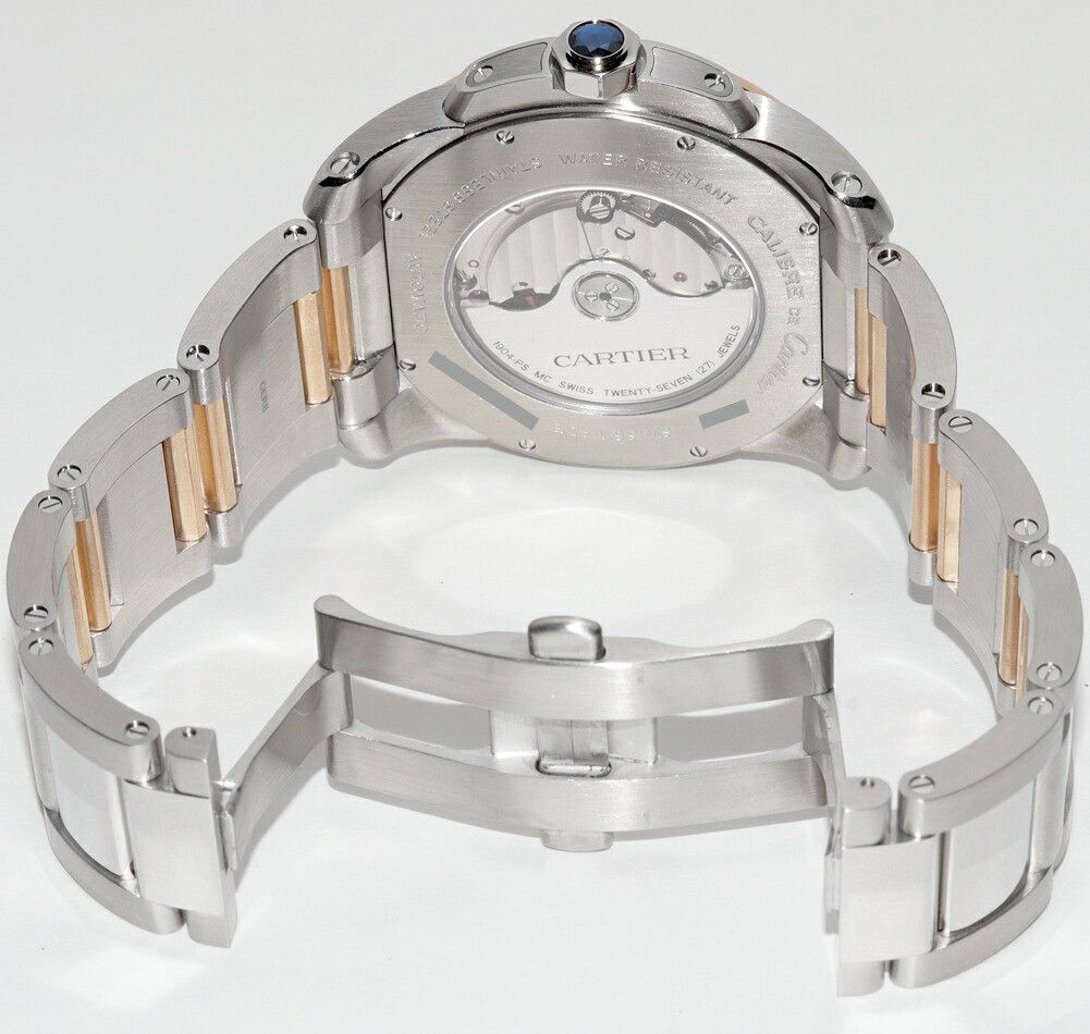 Cartier Cartier Cartier White Dial Calibre de Cartier Watch W7100036 Metal Automatic W7100036 DUTY FREE for USA Size ONE SIZE - 2 Thumbnail